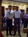 28.06.09 - Consegna dei ricordi tra i Presidenti delle due bande musicali